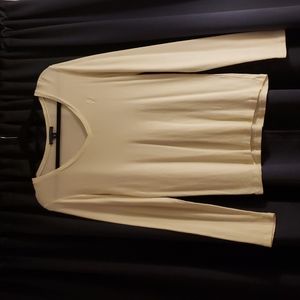 Pima cotton v neck tee